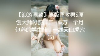 【浪游调教】原版调教男S原创大师付费群二，3万一个月包养的学生妹，一线天白虎穴 (5)