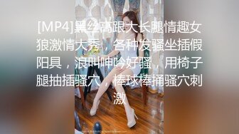 [MP4]黑丝高跟大长腿情趣女狼激情大秀，各种发骚坐插假阳具，浪叫呻吟好骚，用椅子腿抽插骚穴，棒球棒捅骚穴刺激