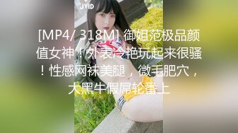 [MP4/ 318M] 御姐范极品颜值女神！外表冷艳玩起来很骚！性感网袜美腿，微毛肥穴，大黑牛假屌轮番上