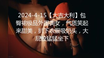 2024-4-15【大吉大利】包臀裙极品外围美女，气质笑起来甜美，扒下衣服吸奶头，大屁股猛猛坐下