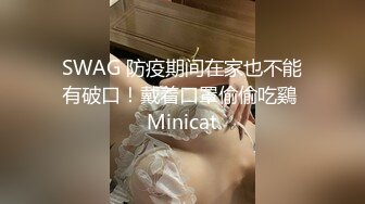 SWAG 防疫期间在家也不能有破口！戴着口罩偷偷吃鷄 Minicat