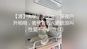 【清】大学生美少女，深夜户外啪啪，蜜桃臀后入娇娃浪叫，性爱不停刺激 (1)