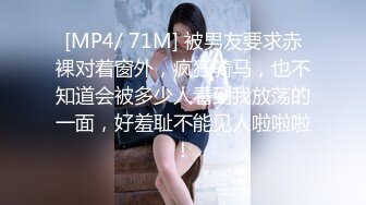 [MP4/ 71M] 被男友要求赤裸对着窗外，疯狂骑马，也不知道会被多少人看到我放荡的一面，好羞耻不能见人啦啦啦！