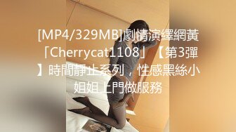 [MP4/329MB]劇情演繹網黃「Cherrycat1108」【第3彈】時間靜止系列，性感黑絲小姐姐上門做服務